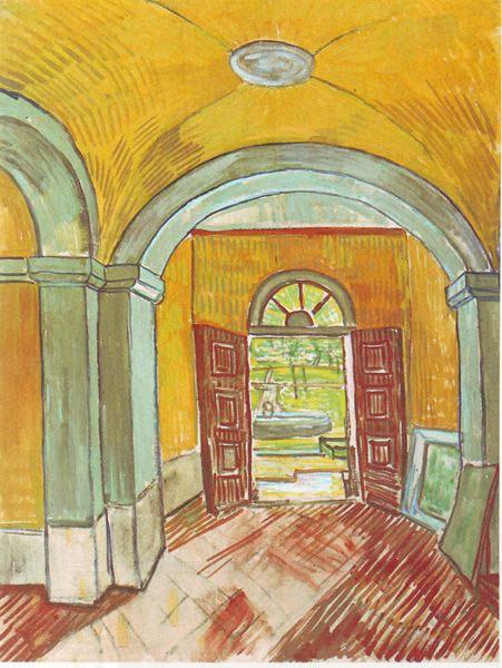 Vincent Van Gogh Entrance of the Hospital China oil painting art